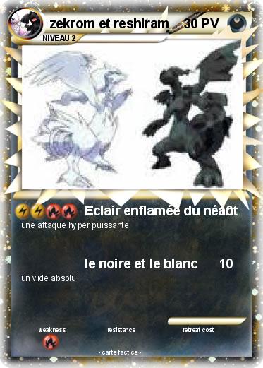 Pokemon zekrom et reshiram