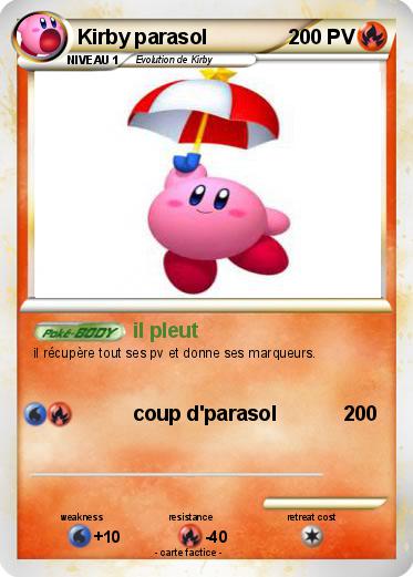Pokemon Kirby parasol