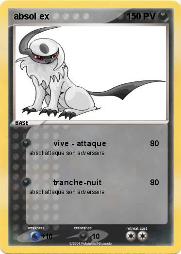 Pokemon absol ex 