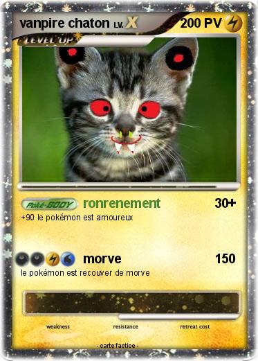Pokemon vanpire chaton