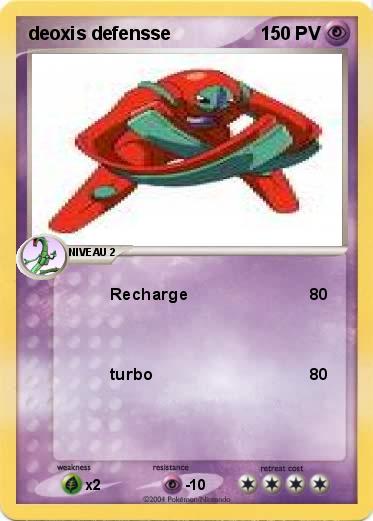 Pokemon deoxis defensse