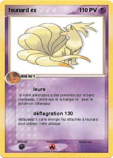 Pokemon feunard ex