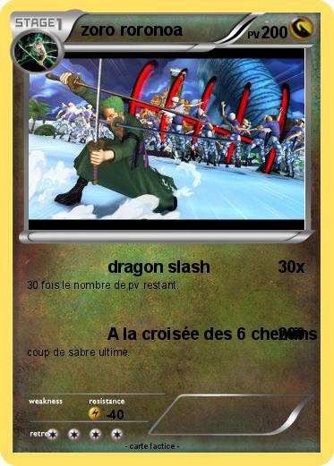 Pokemon zoro roronoa