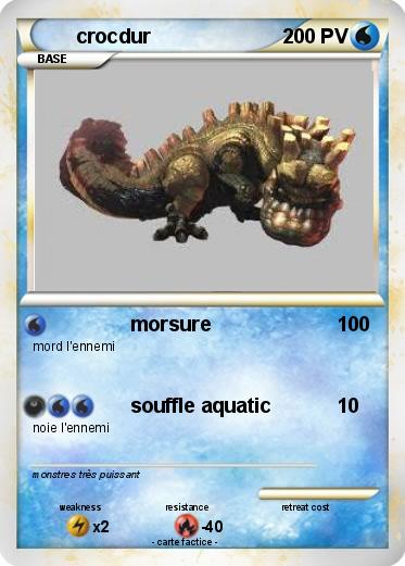Pokemon crocdur