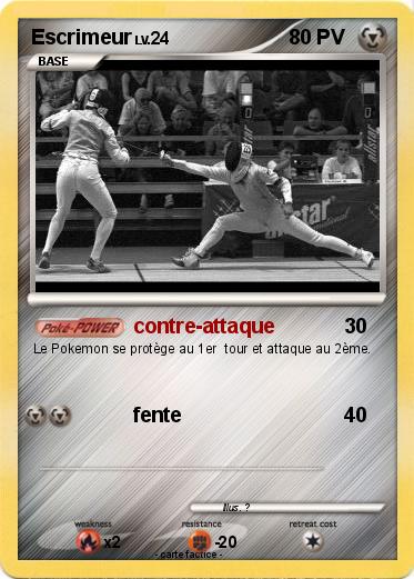 Pokemon Escrimeur