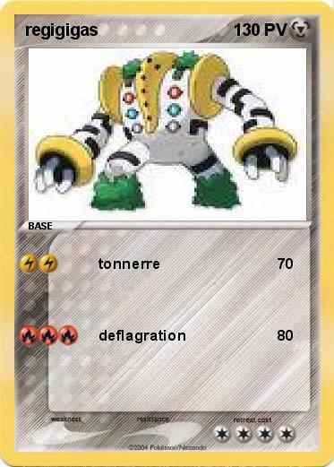 Pokemon regigigas