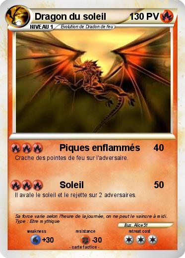 Pokemon Dragon du soleil