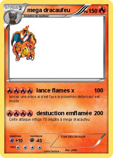 Pokemon mega dracaufeu