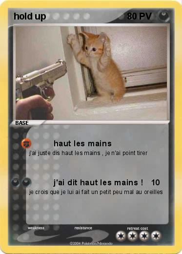 Pokemon hold up