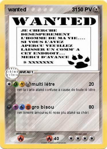 Pokemon wanted                               3