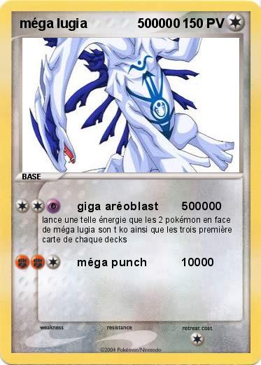 Pokemon méga lugia              500000