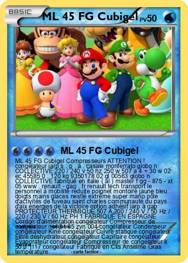 Pokemon ML 45 FG Cubigel