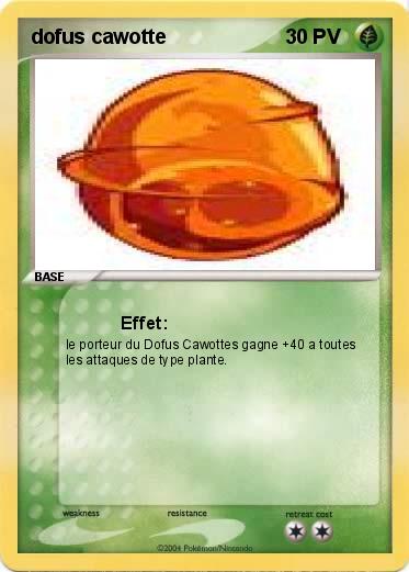 Pokemon dofus cawotte
