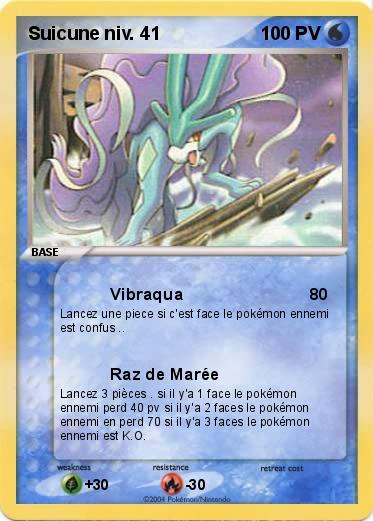 Pokemon Suicune niv. 41
