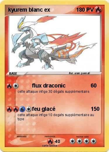 Pokemon kyurem blanc ex