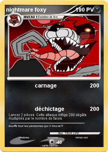 Pokemon nightmare foxy