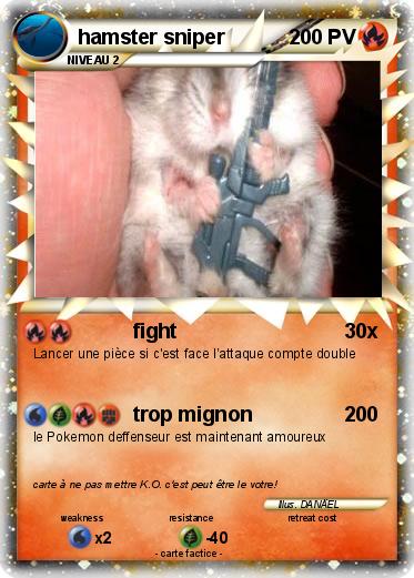 Pokemon hamster sniper