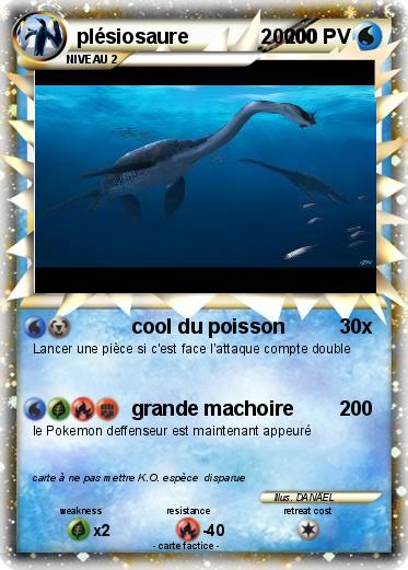 Pokemon plésiosaure             20000