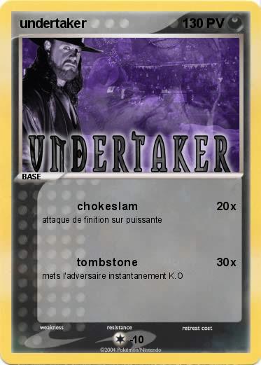 Pokemon undertaker
