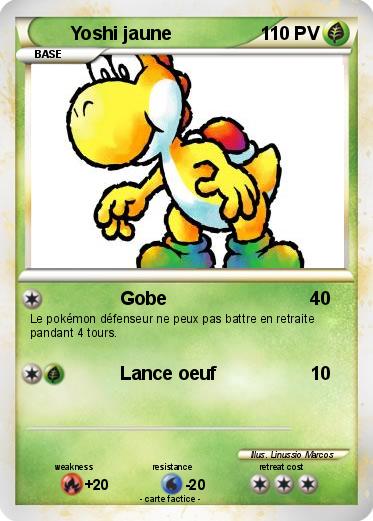 Pokemon Yoshi jaune