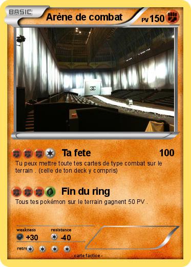 Pokemon Arène de combat