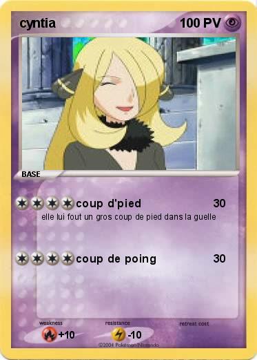 Pokemon cyntia