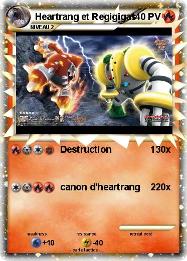 Pokemon Heartrang et Regigigas