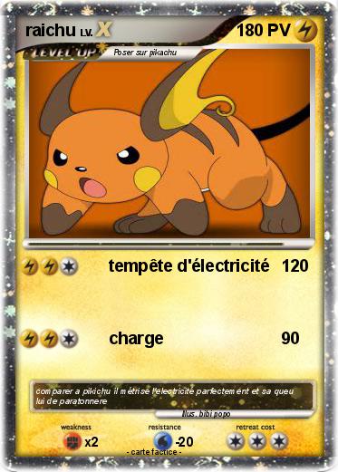 Pokemon raichu