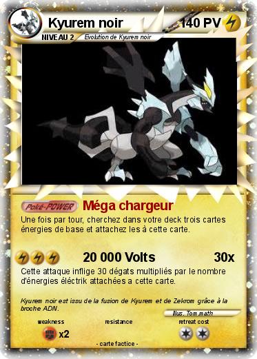 Pokemon Kyurem noir
