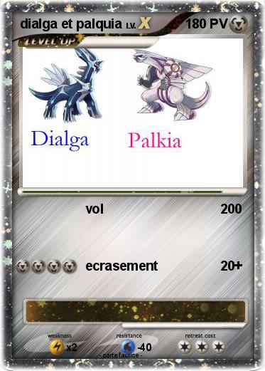 Pokemon dialga et palquia
