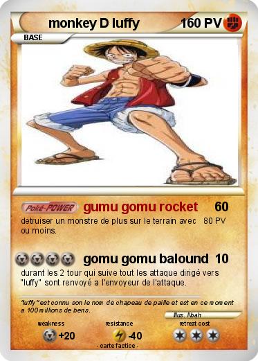 Pokemon monkey D luffy