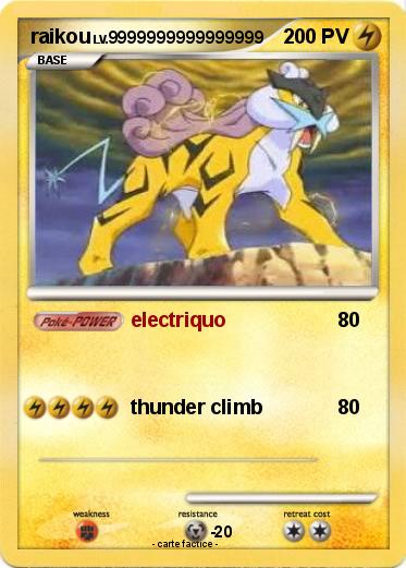 Pokemon raikou