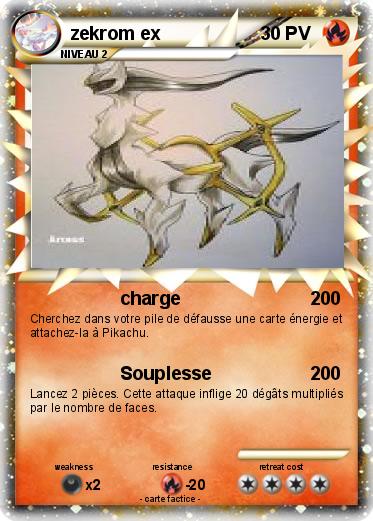 Pokemon zekrom ex