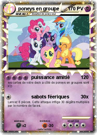 Pokemon poneys en groupe