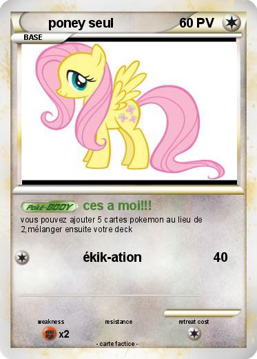 Pokemon poney seul