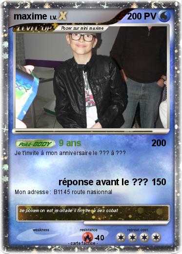 Pokemon maxime