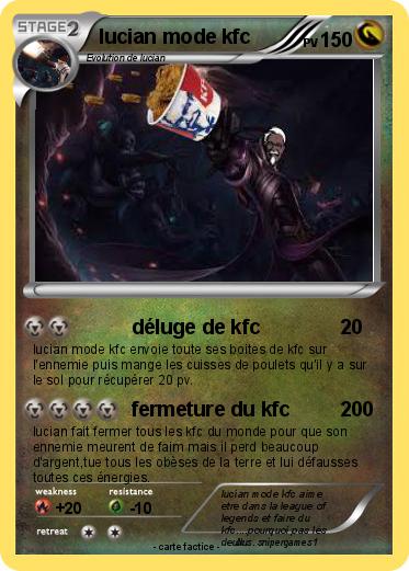 Pokemon lucian mode kfc