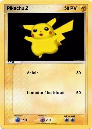 Pokemon Pikachu Z