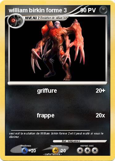 Pokemon william birkin forme 3