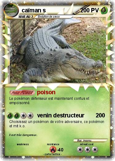 Pokemon caïman s