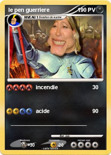 Pokemon le pen guerriere