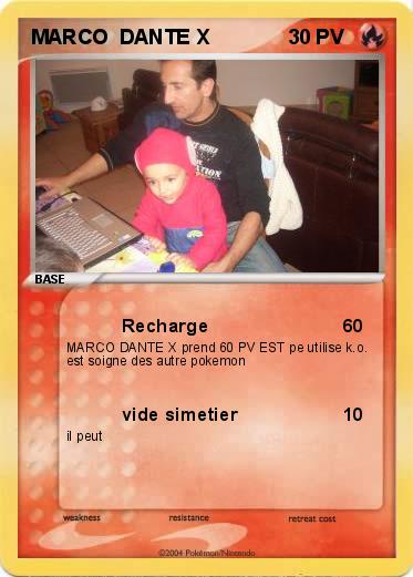 Pokemon MARCO  DANTE X