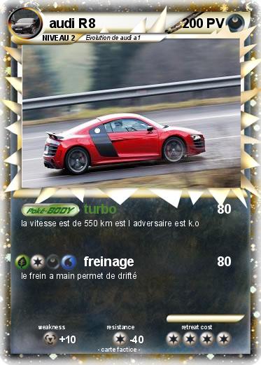 Pokemon audi R8