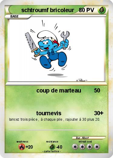 Pokemon schtroumf bricoleur