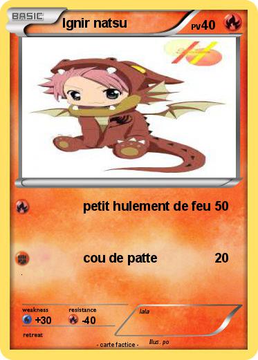 Pokemon Ignir natsu