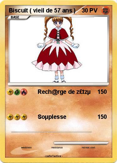 Pokemon Biscuit ( vieil de 57 ans )