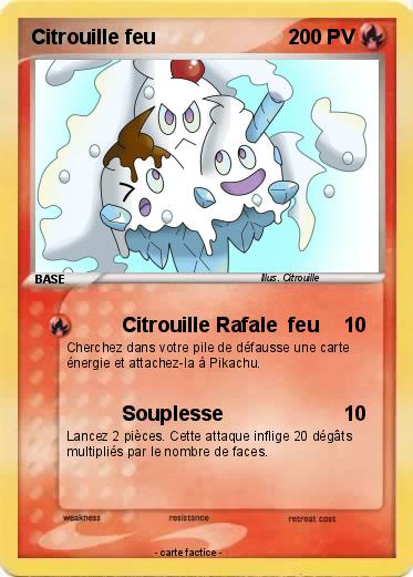Pokemon Citrouille feu