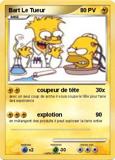 Pokemon Bart Le Tueur