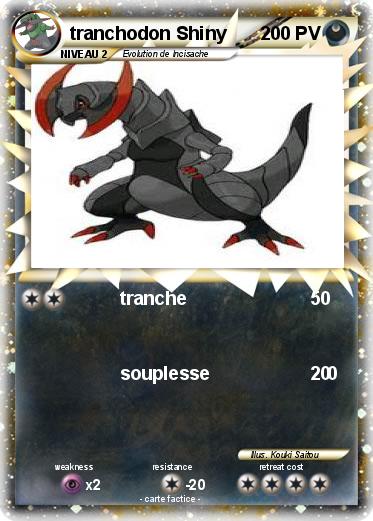 Pokemon tranchodon Shiny