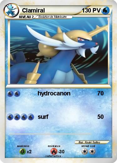 Pokemon Clamiral